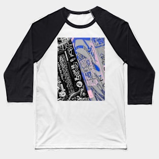 Street Pop Art Tag Two Graffiti NYC Baseball T-Shirt